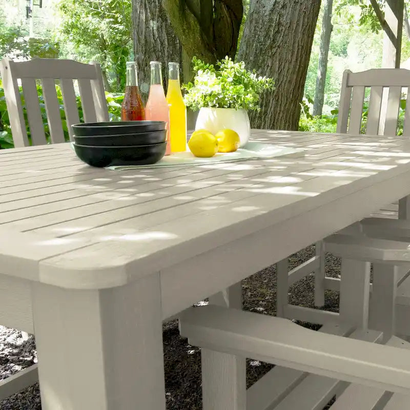 Lehigh 7-Piece Outdoor Dining Set - 42 x 72 Table, Counter-height