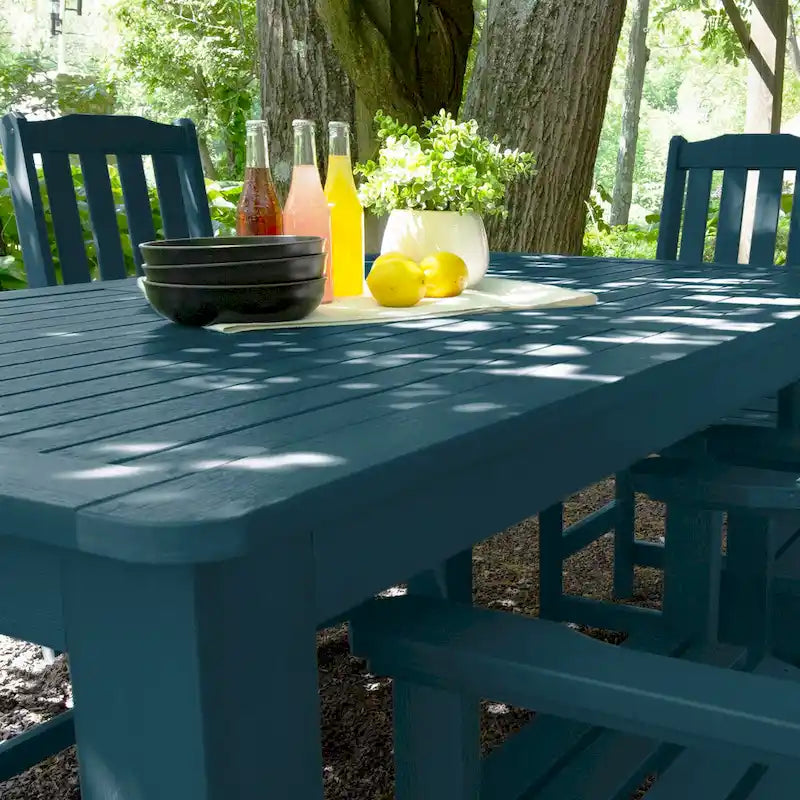 Lehigh 7-Piece Outdoor Dining Set - 42 x 72 Table, Counter-height