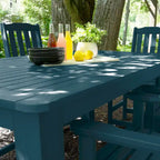 Lehigh 7-Piece Outdoor Dining Set - 42 x 72 Table, Counter-height