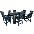 Lehigh 7-Piece Outdoor Dining Set - 42 x 72 Table, Counter-height