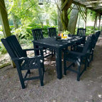 Lehigh 7-Piece Outdoor Dining Set - 42 x 72 Table, Counter-height