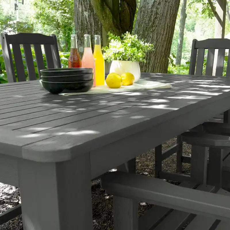 Lehigh 7-Piece Outdoor Dining Set - 42 x 72 Table, Counter-height