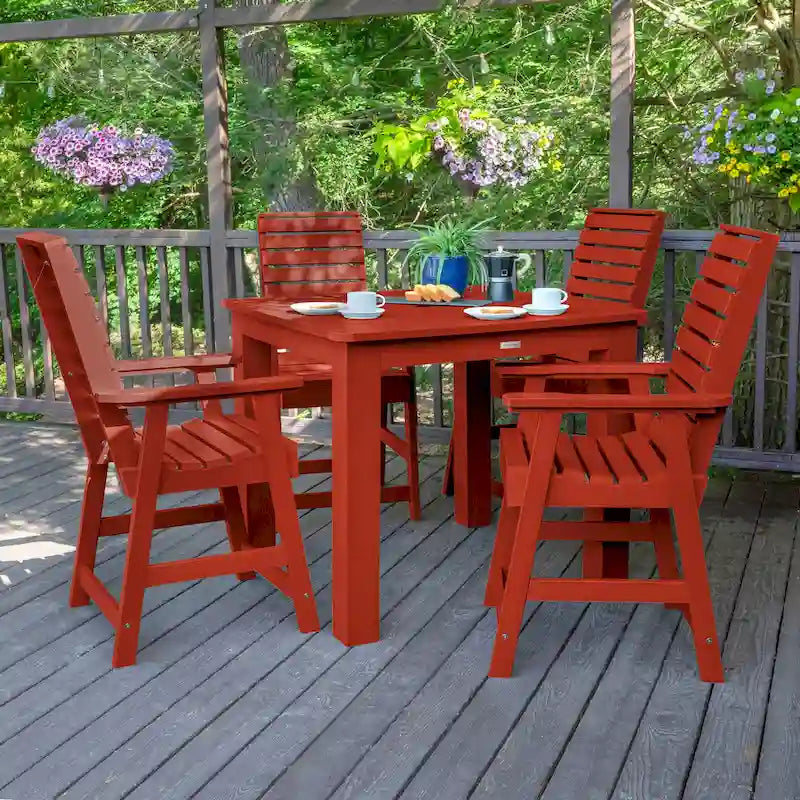 Weatherly Counter Height 5-piece Outdoor Dining Set