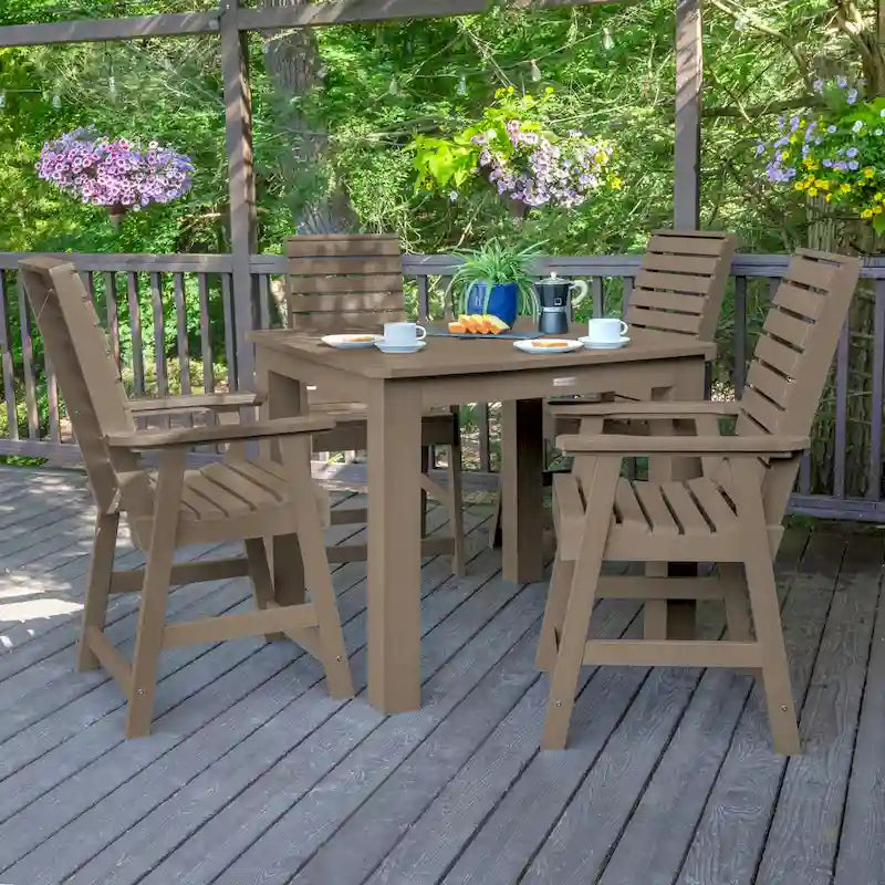 Weatherly Counter Height 5-piece Outdoor Dining Set