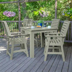 Weatherly Counter Height 5-piece Outdoor Dining Set