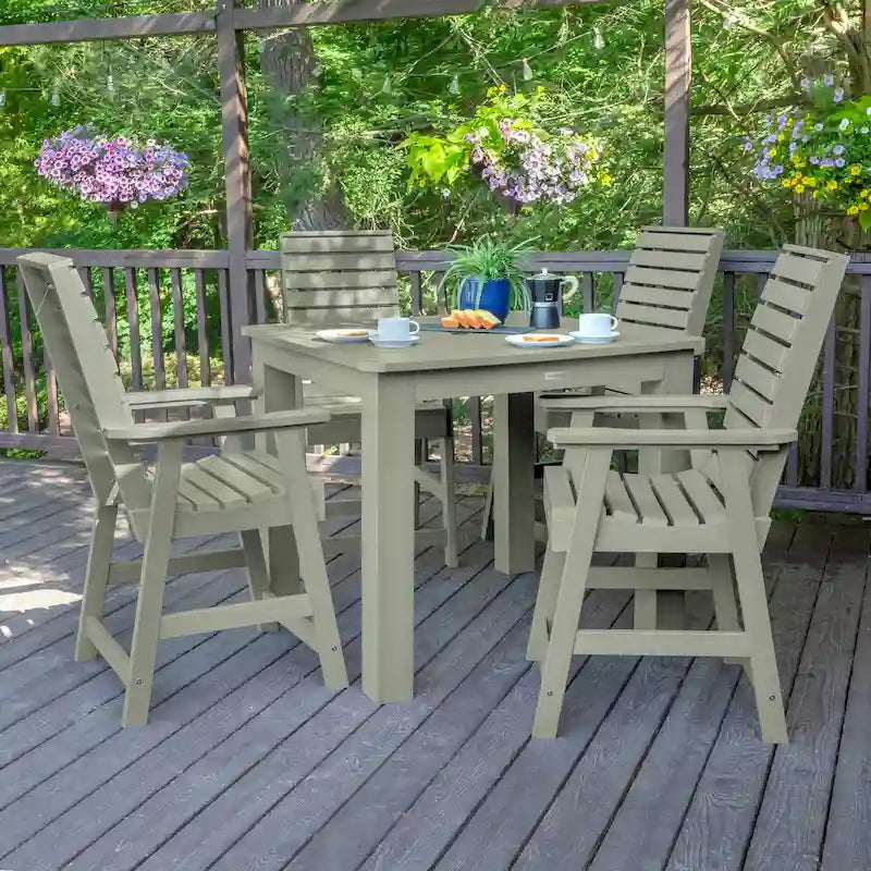 Weatherly Counter Height 5-piece Outdoor Dining Set