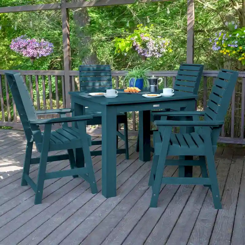 Weatherly Counter Height 5-piece Outdoor Dining Set