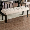 Chalwa Rustic Tufted 48-inch Dining Bench