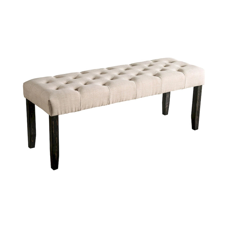 Chalwa Rustic Tufted 48-inch Dining Bench