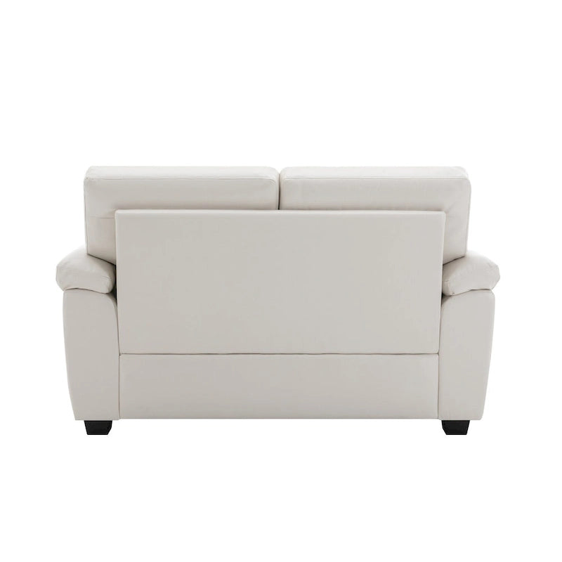 Upholstered Loveseats for Living Room,Two-Seater Sofa Faux Leather