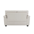 Upholstered Loveseats for Living Room,Two-Seater Sofa Faux Leather