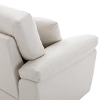 Upholstered Loveseats for Living Room,Two-Seater Sofa Faux Leather