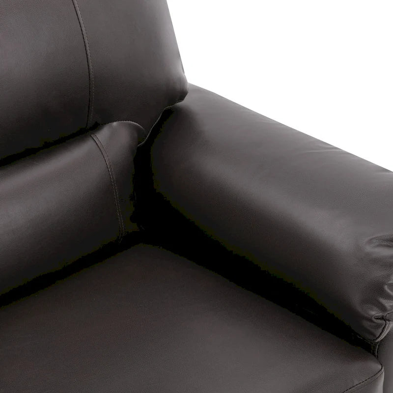 Upholstered Loveseats for Living Room,Two-Seater Sofa Faux Leather