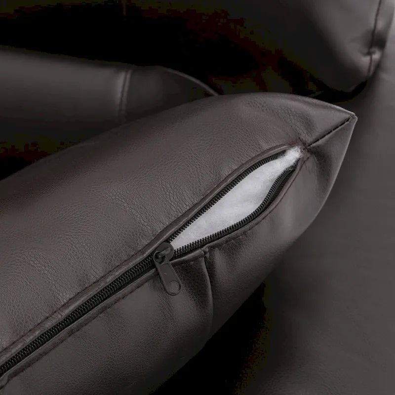 Upholstered Loveseats for Living Room,Two-Seater Sofa Faux Leather