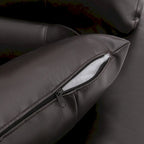 Upholstered Loveseats for Living Room,Two-Seater Sofa Faux Leather