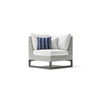 Milo Gray 6 Piece Sunbrella Outdoor Patio Sectional with Table