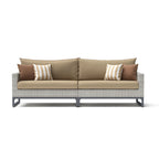 Milo Gray 6 Piece Sunbrella Outdoor Patio Sectional with Table