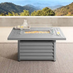 Corvus Trey 13-piece Woven Wicker Sectional Patio Furniture Set with Fire Table