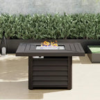 Corvus Trey 13-piece Woven Wicker Sectional Patio Furniture Set with Fire Table