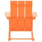 Polytrends Shoreside Modern Eco-Friendly All Weather Poly Adirondack Rocking Chair