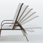 Pellebant 2/4PCS Outdoor Adjustable Patio Chaise Lounge Chairs