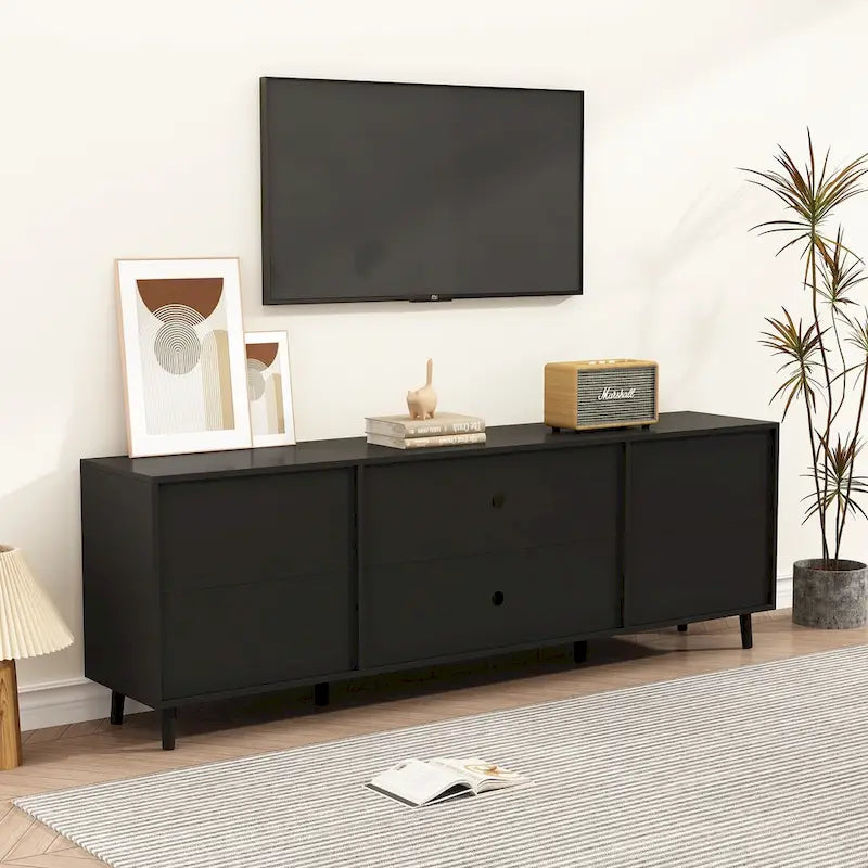 Fireplace TV Stand Electric Fireplace TV Console w/Remote Control