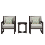 Corvus Augusta 3-piece Outdoor Chat Set with Sunbrella Pillows