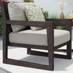 Corvus Augusta 3-piece Outdoor Chat Set with Sunbrella Pillows