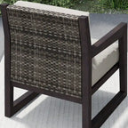 Corvus Augusta 3-piece Outdoor Chat Set with Sunbrella Pillows