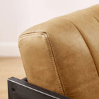 Genuine Leather Lounge Accent Arm Chair