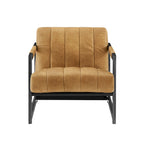 Genuine Leather Lounge Accent Arm Chair