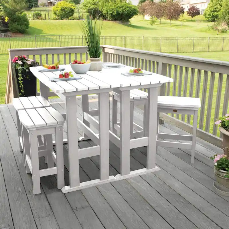 Lehigh 6-Piece Outdoor Balcony Set - Counter-height