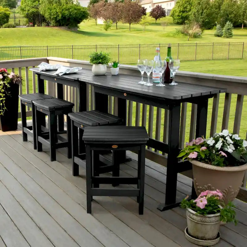 Lehigh 6-Piece Outdoor Balcony Set - Counter-height