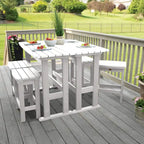 Lehigh 6-Piece Outdoor Balcony Set - Counter-height