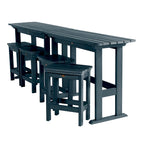 Lehigh 6-Piece Outdoor Balcony Set - Counter-height