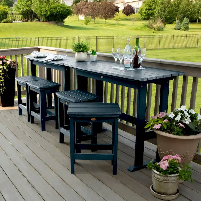 Lehigh 6-Piece Outdoor Balcony Set - Counter-height