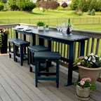 Lehigh 6-Piece Outdoor Balcony Set - Counter-height