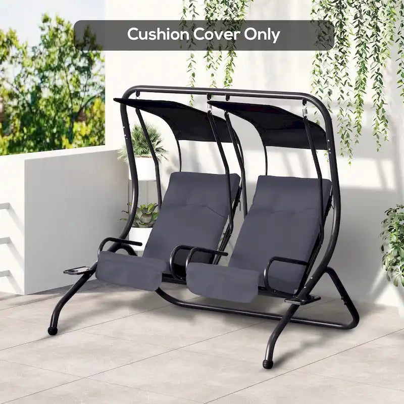 Outsunny 84A-052 Series Porch Swing Replacement Cushions Set of 2