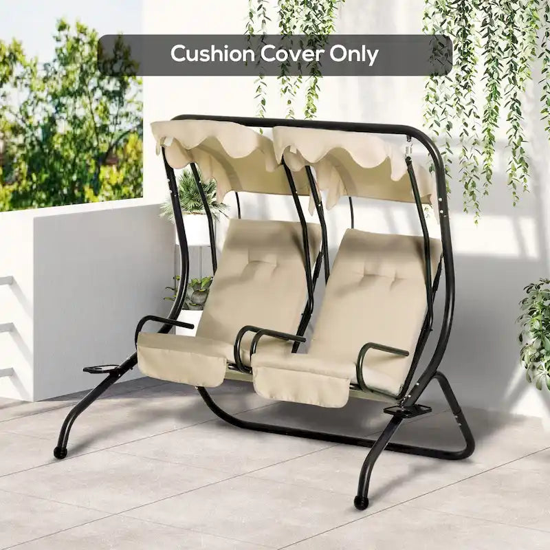 Outsunny 84A-052 Series Porch Swing Replacement Cushions Set of 2