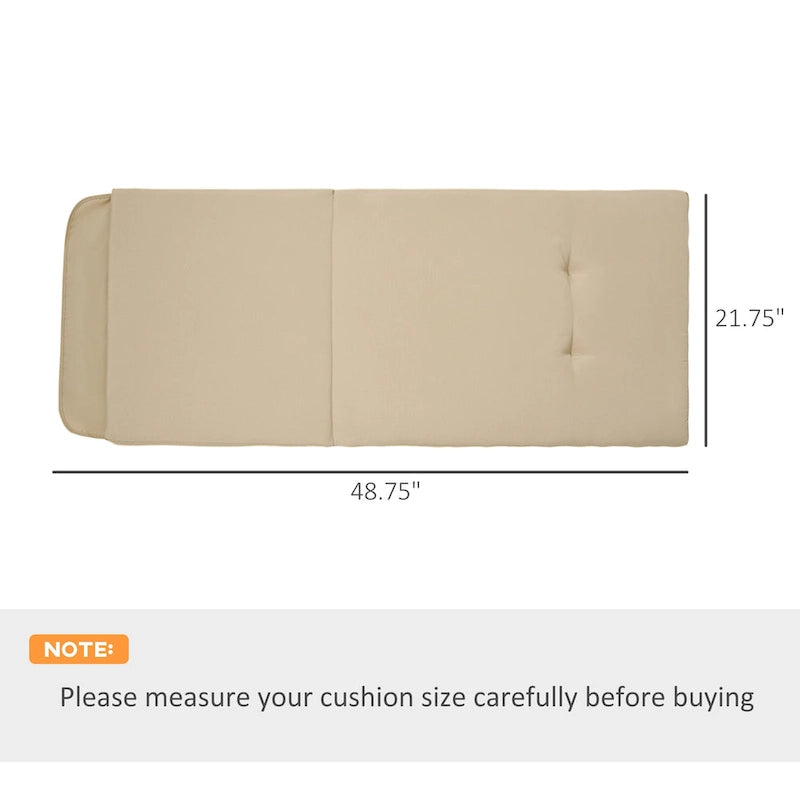 Outsunny 84A-052 Series Porch Swing Replacement Cushions Set of 2