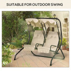 Outsunny 84A-052 Series Porch Swing Replacement Cushions Set of 2