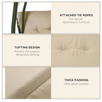 Outsunny 84A-052 Series Porch Swing Replacement Cushions Set of 2