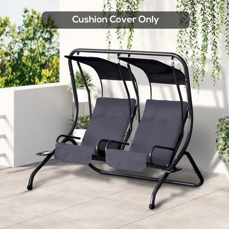 Outsunny 84A-052 Series Porch Swing Replacement Cushions Set of 2