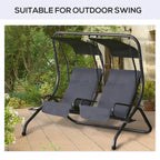Outsunny 84A-052 Series Porch Swing Replacement Cushions Set of 2