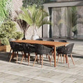 Amazonia FSC Wood Outdoor Patio Jenther Dining Set