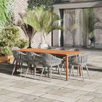 Amazonia FSC Wood Outdoor Patio Jenther Dining Set