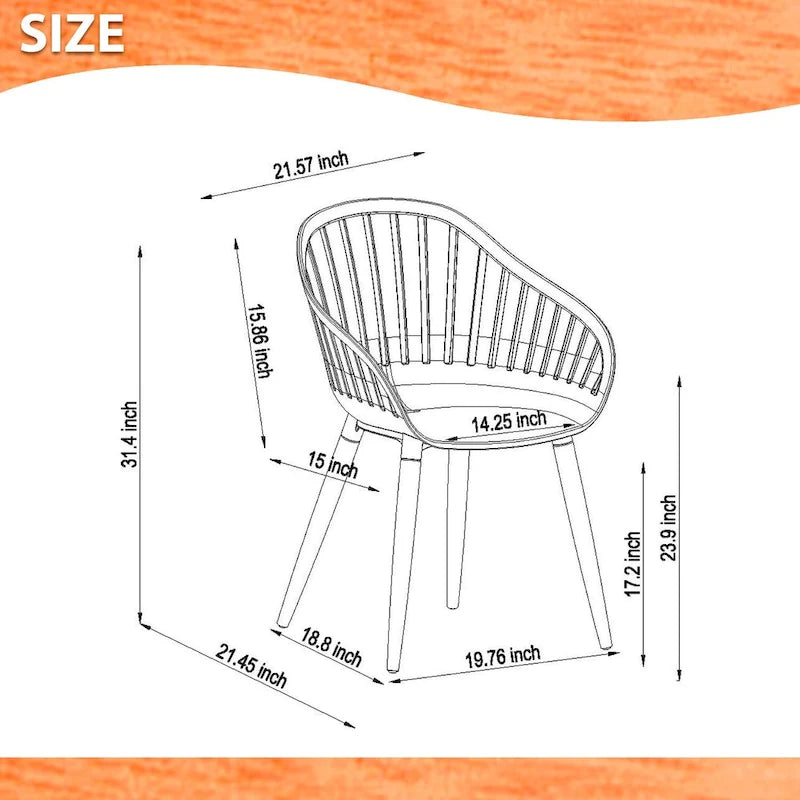 Amazonia FSC Wood Outdoor Patio Jenther Dining Set