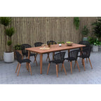 Amazonia FSC Wood Outdoor Patio Jenther Dining Set