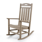 Polydun Outdoor Recycled Plastic Rocking Chair (Set of 2)