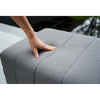 Outdoor Indoor Aluminum Patio Sofa with Coffee Table Collection ,Grey(You can choose one set or a single piece)